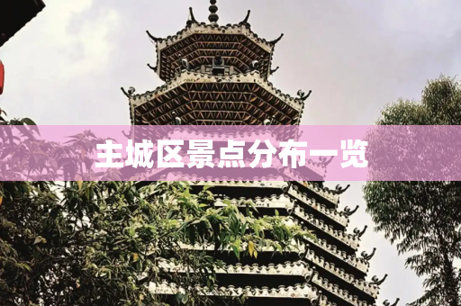 主城区景点分布一览