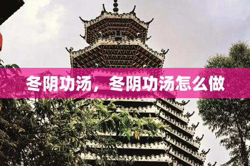 冬阴功汤，冬阴功汤怎么做