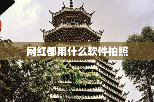 网红都用什么软件拍照