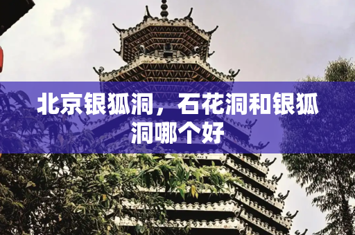 北京银狐洞，石花洞和银狐洞哪个好