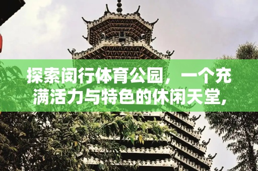 探索闵行体育公园，一个充满活力与特色的休闲天堂,闵行体育公园好玩吗，闵行体育公园特色
