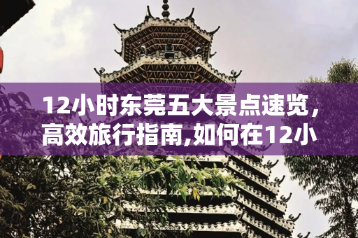 12小时东莞五大景点速览，高效旅行指南,如何在12小时内游览东莞五大景点？