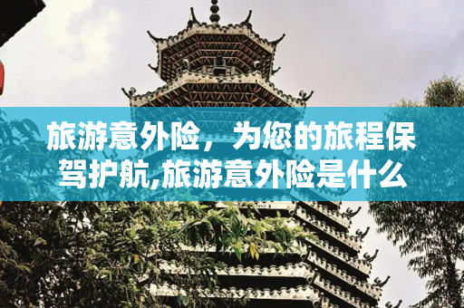 旅游意外险，为您的旅程保驾护航,旅游意外险是什么保险