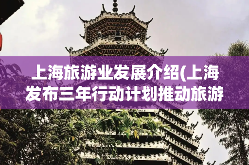 上海旅游业发展介绍(上海发布三年行动计划推动旅游业高质量发展)