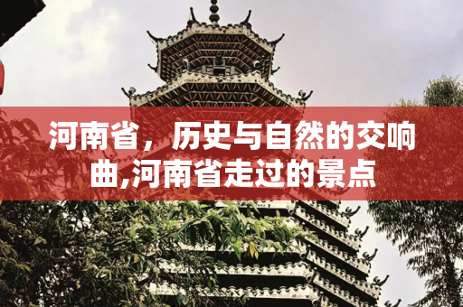 河南省，历史与自然的交响曲,河南省走过的景点