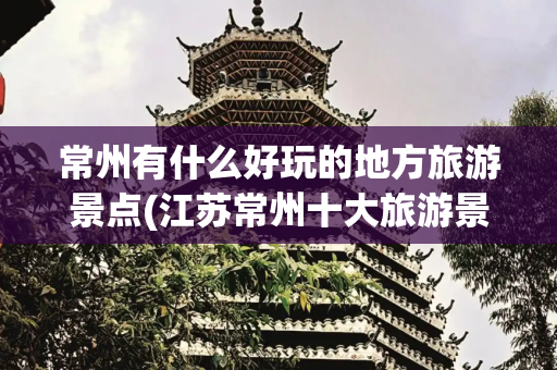 常州有什么好玩的地方旅游景点(江苏常州十大旅游景点攻略)