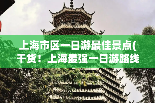 上海市区一日游最佳景点(干货！上海最强一日游路线图，看完绝不踩坑)
