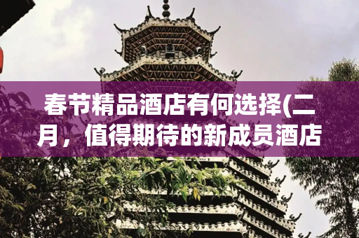 春节精品酒店有何选择(二月，值得期待的新成员酒店)