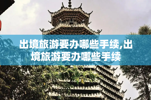 出境旅游要办哪些手续,出境旅游要办哪些手续