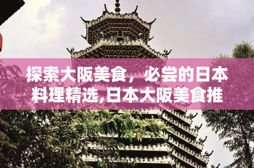 探索大阪美食，必尝的日本料理精选,日本大阪美食推荐，来了一定要吃