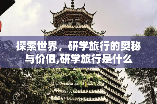 探索世界，研学旅行的奥秘与价值,研学旅行是什么