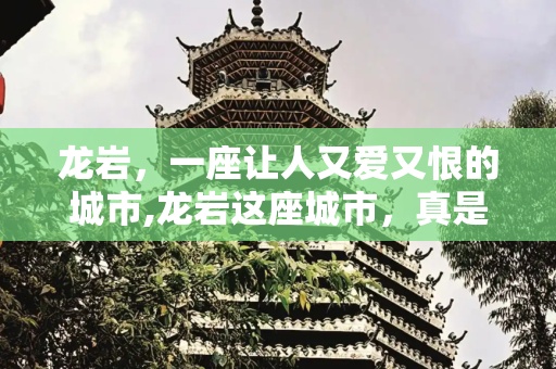 龙岩，一座让人又爱又恨的城市,龙岩这座城市，真是个让人又爱又恨的地方,老乡们常说天上没太阳，地上没水